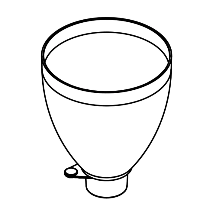 Astoria 28003356 Grinder Hopper 1,2Kg No Lid C00071656A