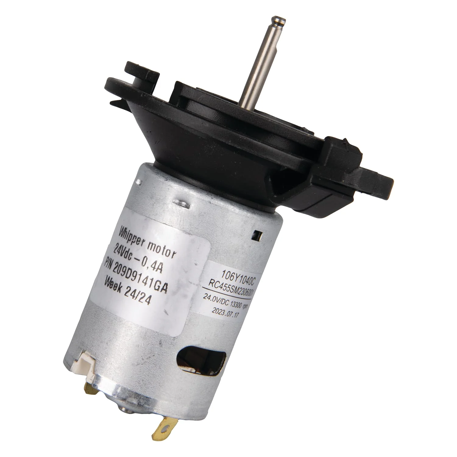 Bunn 50596.0002 Whipper Motor 4Mm Shaft 13K Rpm 470Nf