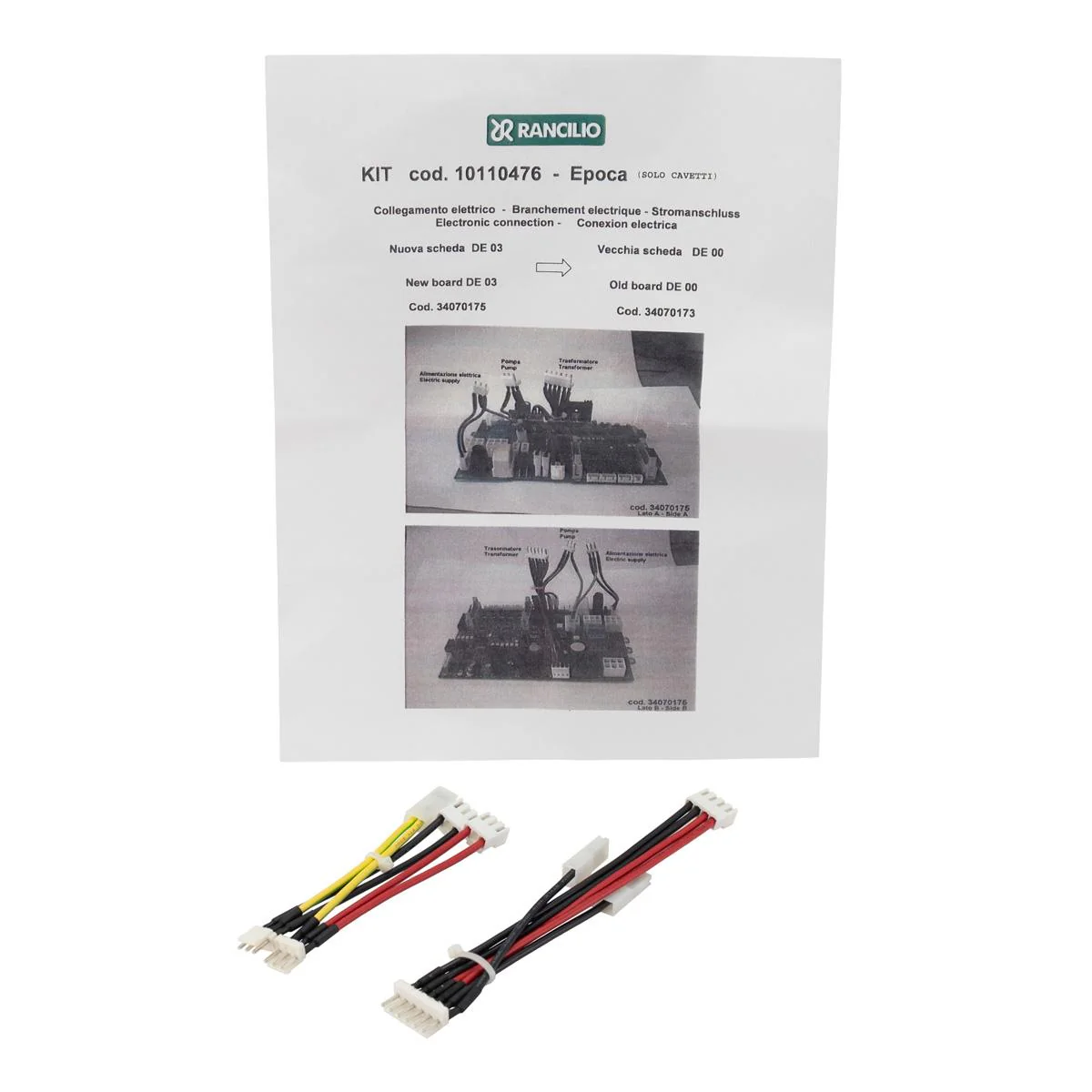 Rancilio 10110476 De03 Board Wiring