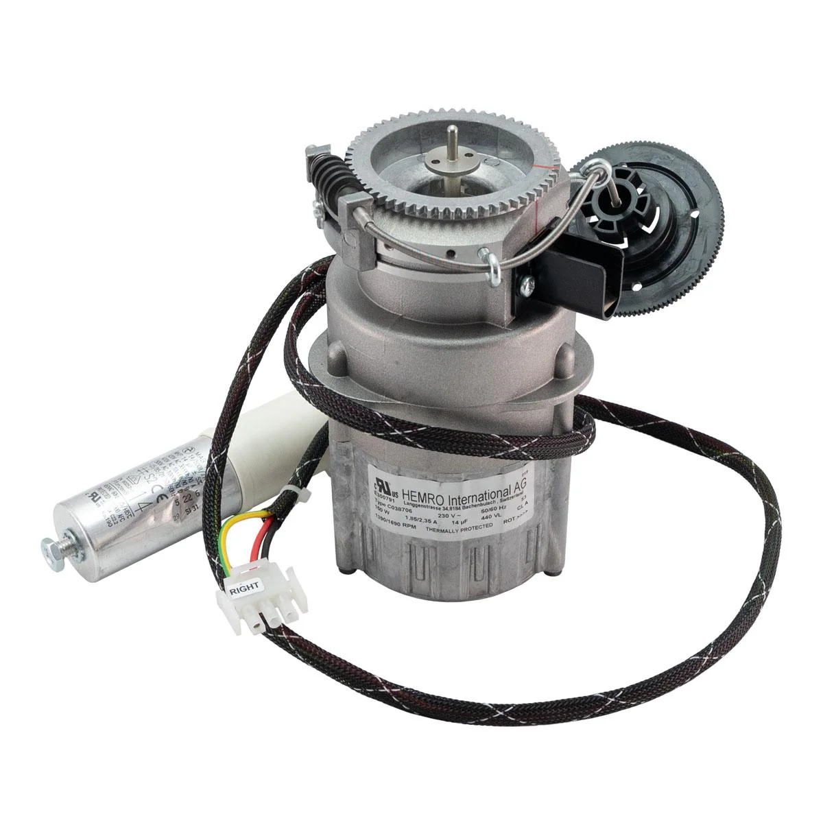 Rancilio 10705713 Grinder Assay. 220V - 50/60Hz Right