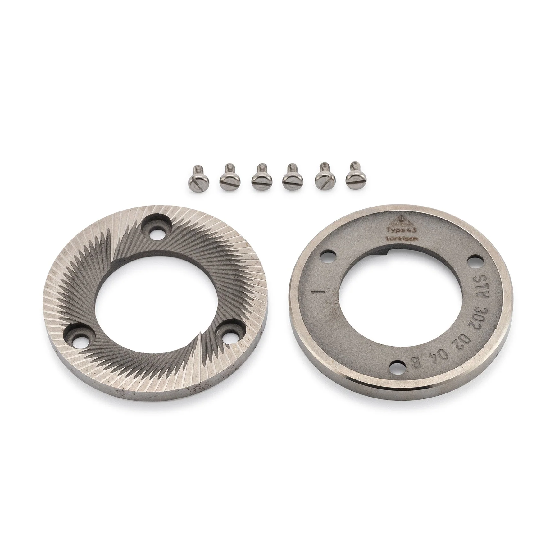 Mahlkonig 703803 98mm Turkish Premium Cast Steel Burrs, EK43 | Fits EK43 & More