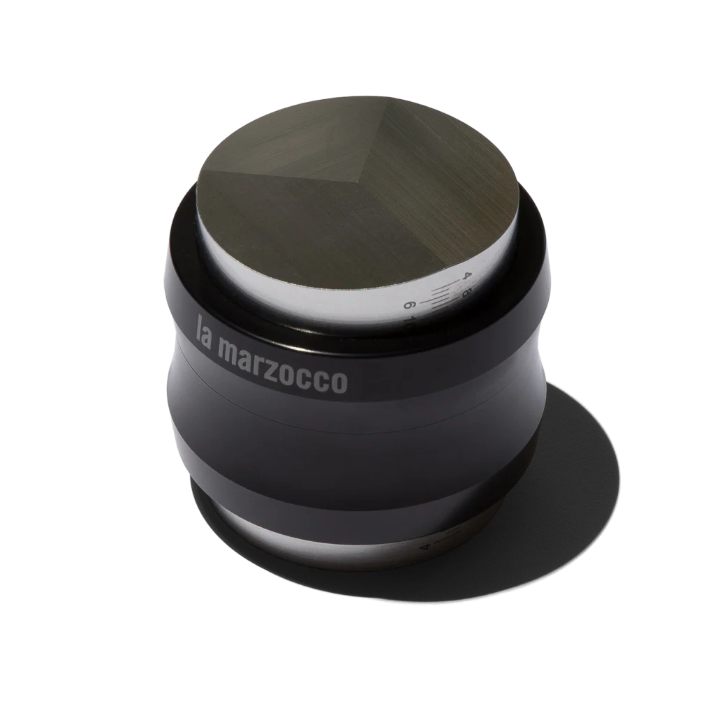 La Marzocco SOLO.BLK Solo Tamper & Distribution Tool, Black w/ LaMarzocco Logo