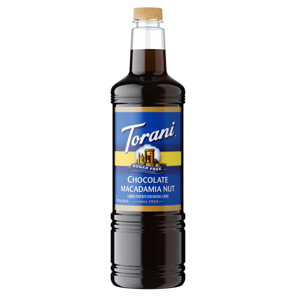 Sugar Free Chocolate Macadamia Nut Syrup 1L PET